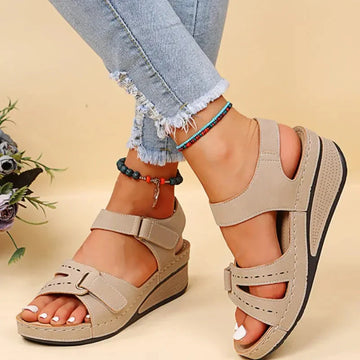 Aurellixa™ – EaseLift Wedge Sandals